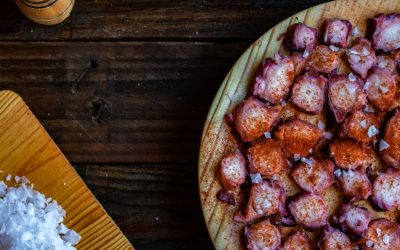 Receta de pulpo á feira con AOVE